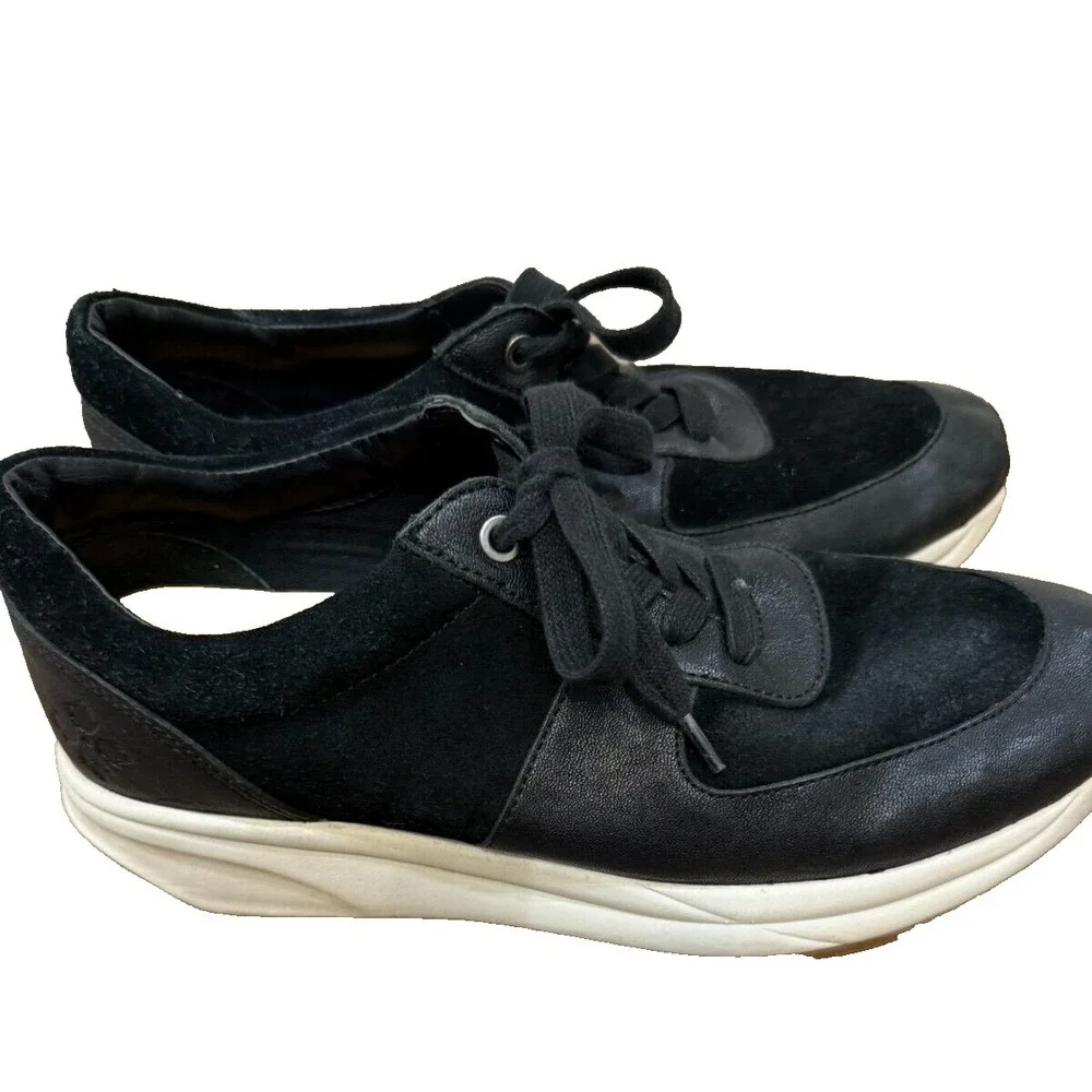 Patricia Nash Women's‎ Milano Sneakers Black Suede/Leather Size 9.5 M
